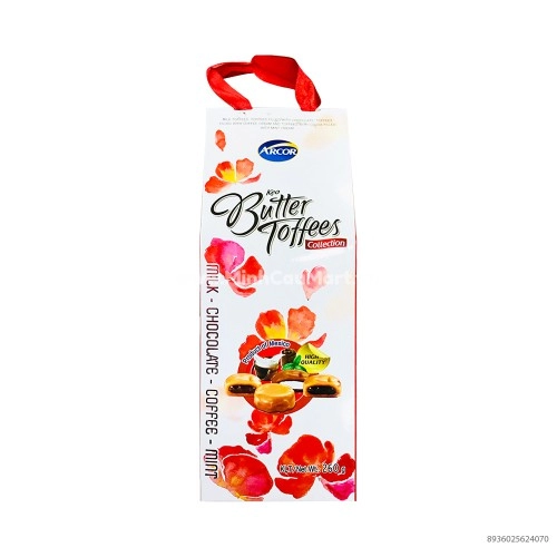 Kẹo Butter - Arcor 260g Hộp Đỏ 